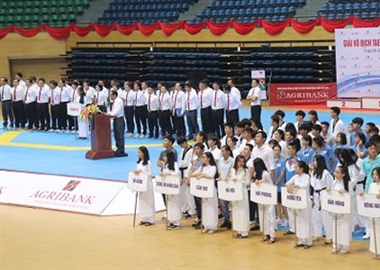 300 VĐV thi đấu tại Giải Vô địch Taekwondo quốc gia 2019