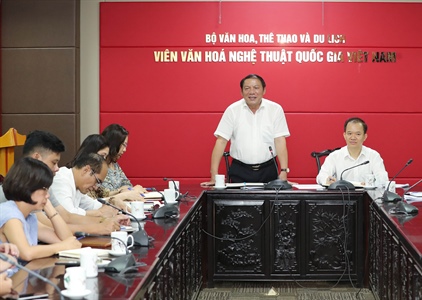 Viện VHNT Quốc gia Việt Nam cần tiếp tục xây dựng và khẳng định thương...
