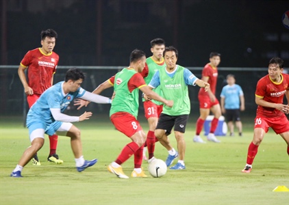 Vòng loại World Cup 2022: Tuyển Việt Nam tích cực chuẩn bị cho trận gặp...