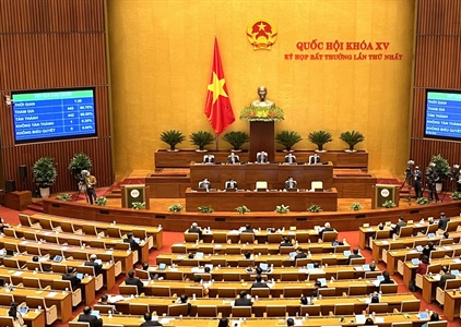 Quốc hội thông qua 1 luật và 4 Nghị quyết với sự thống nhất cao
