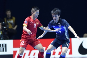 Tuyển Futsal Việt Nam chung bảng với Nhật Bản ở giải châu Á