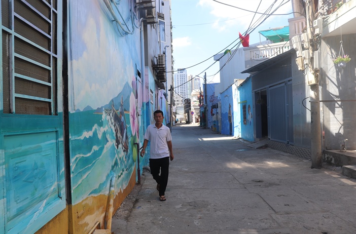 Đà Nẵng: Khai trương đường tranh bích họa ven biển