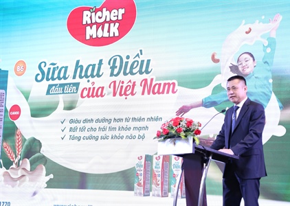 Sản phẩm sữa nhân điều đầu tiên ra mắt tại Việt Nam: Nâng cao nhận thức...