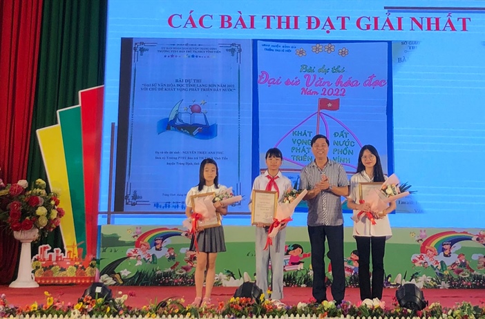 Trao giải Cuộc thi Đại sứ văn hóa đọc Lạng Sơn năm 2022
