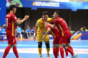 Việt Nam thắng ngược Hàn Quốc tại giải Futsal châu Á