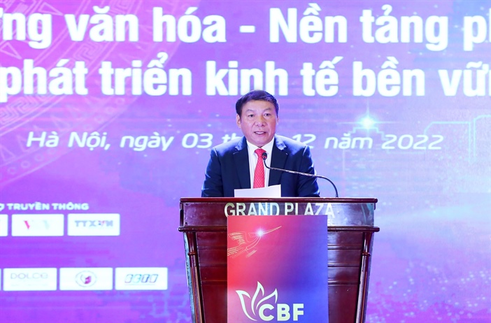 Diễn đàn “Văn hóa với Doanh nghiệp” năm 2022, Bộ trưởng Nguyễn Văn...
