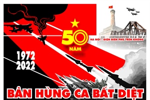 68 tranh cổ động tuyên truyền kỷ niệm 50 năm Chiến thắng Hà Nội – Điện Biên Phủ trên không