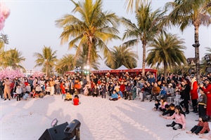 Vinhomes Ocean Park thu hút hàng ngàn khách trong sự kiện chào xuân