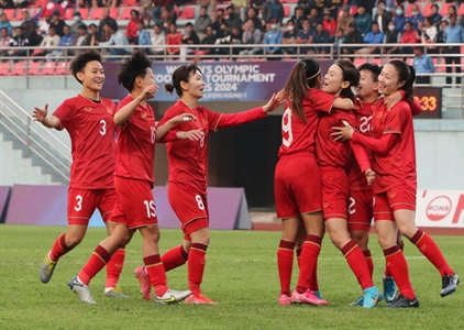 Thắng nhẹ Nepal, tuyển nữ Việt Nam vào Vòng loại thứ hai Olympic 2024