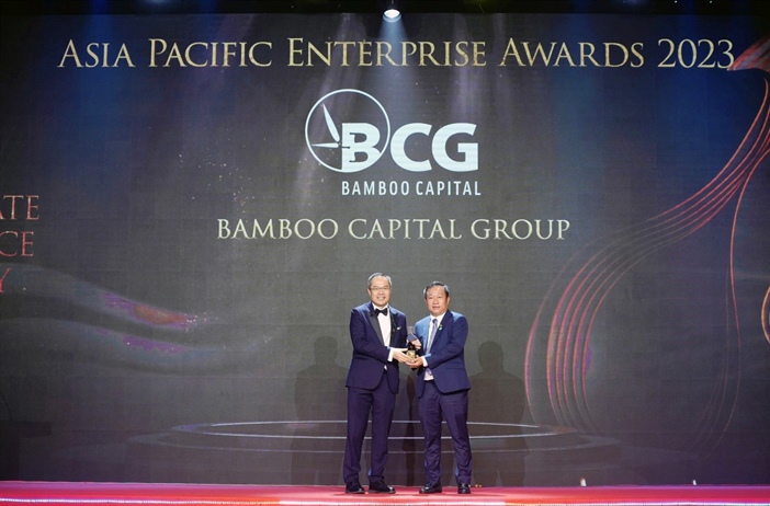 Bamboo Capital và Tracodi nhận Giải thưởng Doanh nghiệp xuất sắc châu Á...