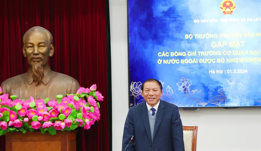 Bộ trưởng Nguyễn Văn Hùng: Bằng văn hoá, tiếp tục nâng cao vị thế của Việt Nam trên trường quốc tế