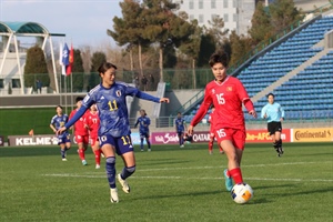U20 nữ Việt Nam thất bại trước Nhật Bản tại vòng loại World Cup