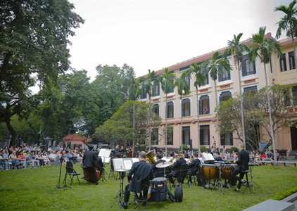 Hòa nhạc ngoài trời “Giai điệu Mùa Xuân” tại Bảo tàng Mỹ thuật Việt Nam